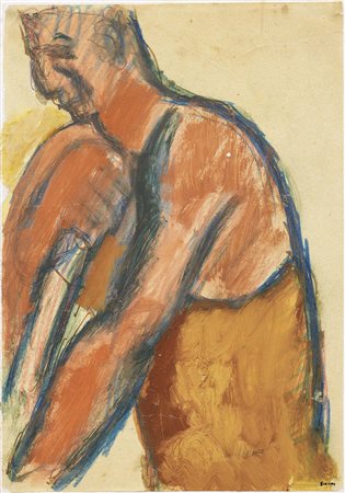 Mario Sironi Sassari 1885 - Milano 1961 Figura d’uomo, 1928 ca. Tempera,...