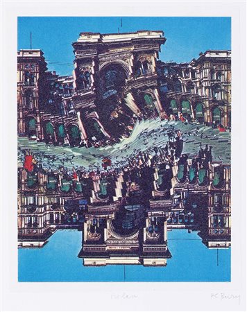 Pol Bury Haine-Saint-Pierre 1922 - 2005 Milan Collage su carta applicata su...
