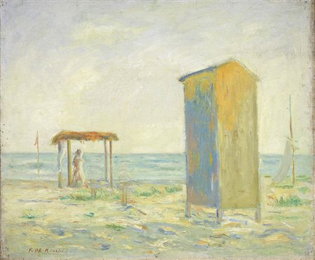 Francesco De Rocchi Saronno (Va) 1902 - Milano 1978 La spiaggia dei poveri -...