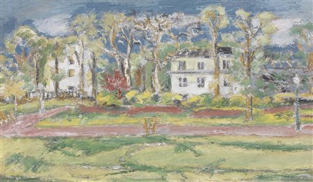 Orfeo Tamburi Jesi (An) 1910 - Parigi 1994 Parigi, giardino, 1965 Olio su...