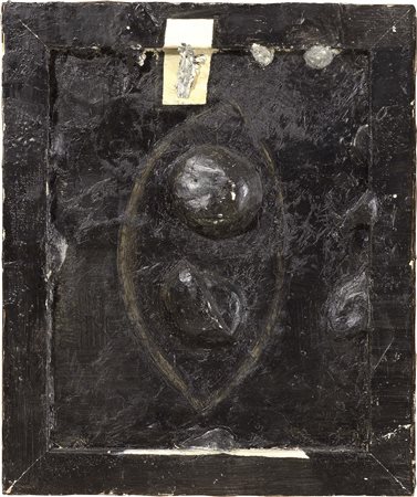 Gianni Dessì Roma 1955 Senza titolo, 2001 Olio, legno e tecnica mista su...