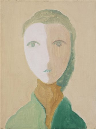 Virgilio Guidi Roma 1891 - Venezia 1984 Figura femminile, 1959 Olio su...