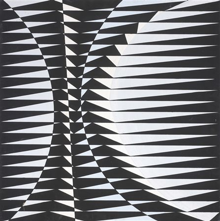 Gianfranco Zappettini Genova 1939 Strutture Inbx, 1967 Acrilico su tela, cm....