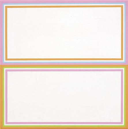 Willy Müller-Brittnau Winterthur 1938 - Oftiringen 2003 Oben, 1968 Olio su...