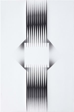 Alberto Biasi Padova 1937 Monumentale, 2000 Tecnica mista su tela, cm. 45x30...