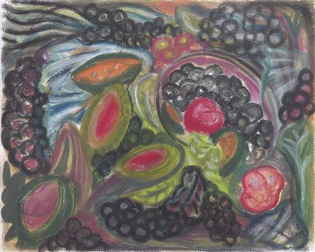 Sandro Chia Firenze 1946 Senza titolo Tempera su cartoncino, cm. 79,5x99,5...