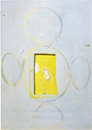 Gianni Dessì Roma 1955 Senza titolo, 1995 Olio e tecnica mista su tela, cm....