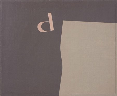 Arturo Bonfanti Bergamo 1905 - 1978 A.S. D.447, 1970 Olio su tela applicata...