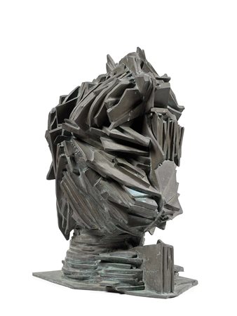 Mario Ceroli Castelfrentano (Ch) 1938 Caio Mario, 1990 Bronzo, es. 1/3, cm....