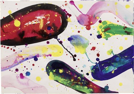 Sam Francis San Mateo 1923 - Santa Monica 1994 Senza titolo, 1965 Acrilico e...