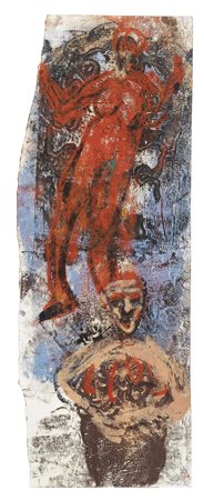 Martin Disler Seeven 1949 - Ginevra 1996 Senza titolo, (1992) Tecnica mista...