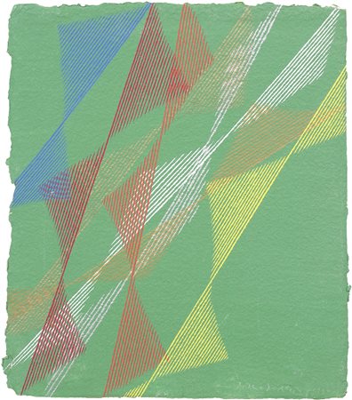 Piero Dorazio Roma 1927 - Todi (Pg) 2005 Senza titolo, 1990 Tempera su carta,...