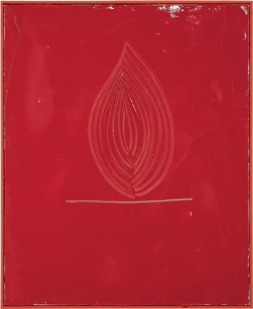 Gianni Dessì Roma 1955 Giorno x Giorno, 2008 Olio su tela in cornice dipinta,...