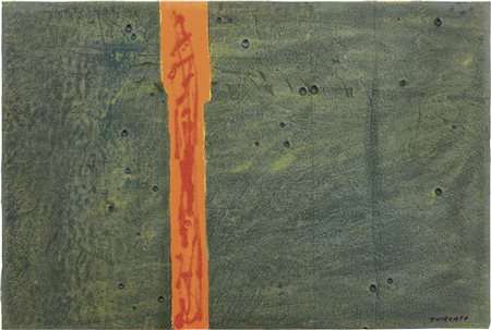 Giulio Turcato Mantova 1912 - Roma 1995 Superficie verde Gommapiuma su...