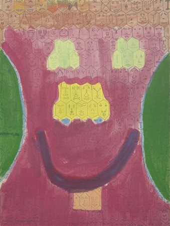 Alighiero Boetti Torino 1940 - Roma 1994 Faccine, 1977 Stampa in offset e...