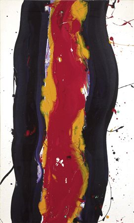 Sam Francis San Mateo 1923 - Santa Monica 1994 Senza titolo, 1988 Acrilico su...