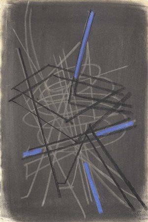 Nicolas De Staël San Pietroburgo 1914 - Antibes 1955 Composizione, 1945...