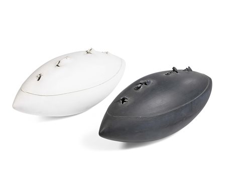 Lucio Fontana Rosario Santa Fè 1899 - Varese 1968 Concetto Spaziale Ovale,...