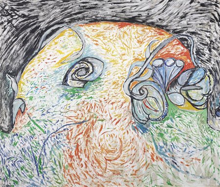 Mimmo Paladino Paduli (Bn) 1948 Senza titolo, 1978 Olio e acrilico su tela,...