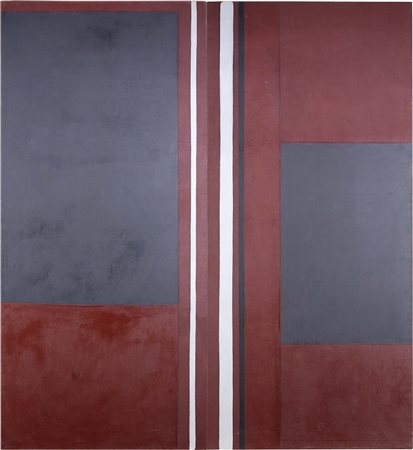 Toti Scialoja Roma 1914 - 1998 Violetto di Marte, 1970 Acrilico su tela,...