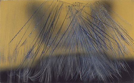 Hans Hartung Lipsia 1904 - Antibes 1989 T1964-E39, 1964 Olio su tela, cm....