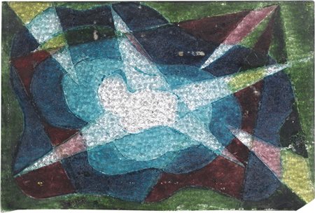 Giacomo Balla Torino 1871 - Roma 1958 Specchio d’acqua, 1918 - 1920 Smalto su...