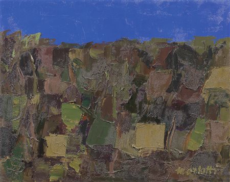Ennio Morlotti Lecco 1910 - Milano 1992 Paesaggio, (1964 ca.) Olio su...