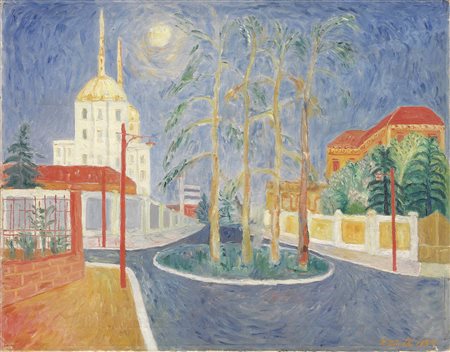 Renato Birolli Verona 1905 - Milano 1959 La città degli studi, 1933 Olio su...