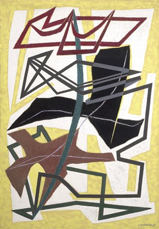 Enrico Prampolini Modena 1894 - Roma 1956 Anatomie concrete V-c (Fissioni...