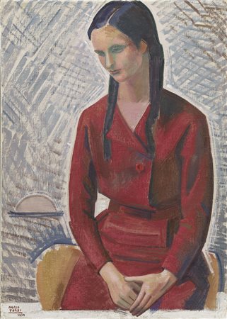 Mario Tozzi Fossombrone (PU) 1895 - St. Jean du Gard 1979 Ritratto di Jenny...