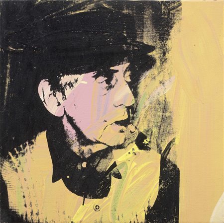 Andy Warhol Pittsburgh 1928 - New York 1987 Man Ray, 1974 Acrilico su tela...