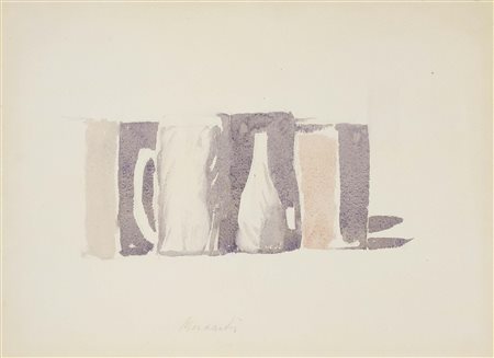 Giorgio Morandi Bologna 1890 - 1964 Natura morta, 1959 Acquerello su carta,...