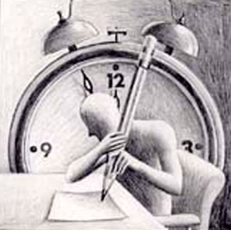 MARK KOSTABI The big Drawing 1991 matita su carta cm 26,6x25,4 Autentica...