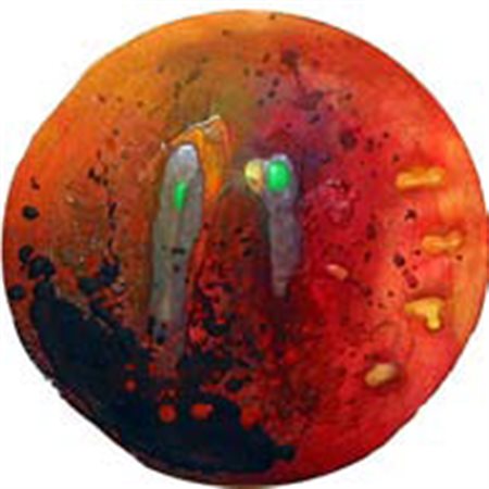 RENZO NUCARA Reperto 2001 Granuli, resine, pigmenti cm 60 Autentica dell’artista