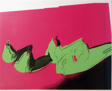 ANDY WARHOL Space fruit – Pears 1978 Colori acrilici stesi con telai di seta...