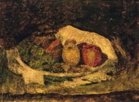 Cesare Peruzzi Natura morta 1971 olio su tavola cm 29x21 Opera Autenticata