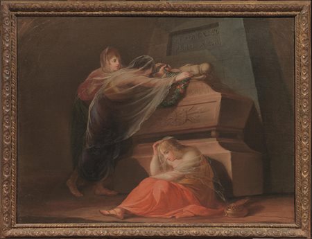 Scuola neoclassicaALLEGORIA DELL'AMOREolio su tela, cm 65,5x87&nbsp;