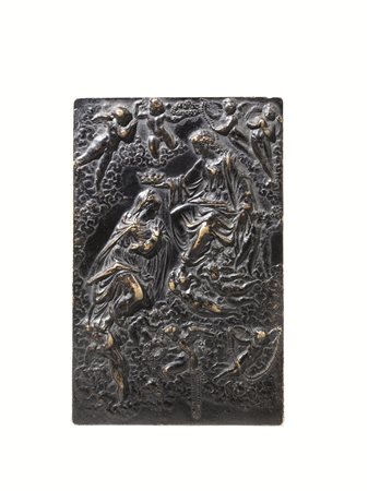 PLACCHETTA, ITALIA SETTENTRIONALE, FINE SECOLO XVI, in bronzo raffigurante...