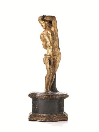 SCULTURA, ITALIA SETTENTRIONALE, INIZI SECOLO XVIIIn legno intagliato, dorato...