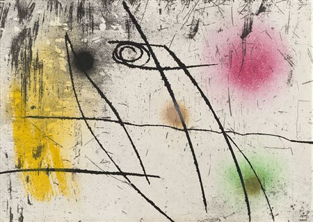 Joan Mirò (Barcellona 1893 - Palma Di Maiorca 1983) - "Lapidari" 1981...