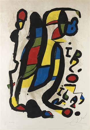 Joan Mirò (Barcellona 1893 - Palma Di Maiorca 1983) - "Mirò Milano" 1991...