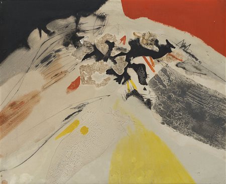 Gino Morandis (Venezia 1915 - Ivi 1994) - "Immagine n. 200" 1965 olio e...