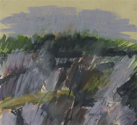 Ennio Morlotti (Lecco 1910 - Milano 1992) - "Vegetazione" pastelli su carta,...