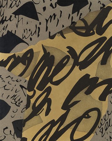 Agostino Ferrari (Milano 1938) - "Senza titolo" 1997 acrilico e sabbia su...