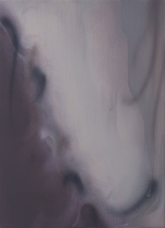 Claudio Olivieri (Roma 1934) - "Primordio" 1989 acrilico su tela, cm 80x60...