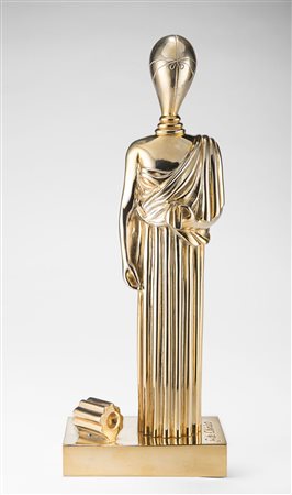 Giorgio De Chirico (Volos 1888 - Roma 1978) - "Musa con colonna spezzata"...