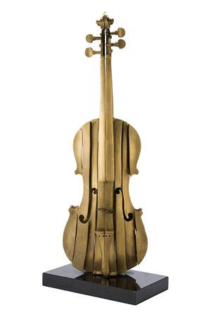 Arman (Nizza 1928 - New York 2005) - "Pizzicato omaggio a Boccioni" 1977...