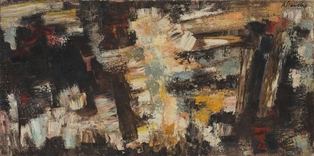 Anna Staritsky (Poltava 1908 - Parigi 1981) - "Rythme témpesteux" olio su...