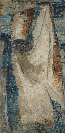 Anna Staritsky (Poltava 1908 - Parigi 1981) - "Rythme de la marée" olio su...