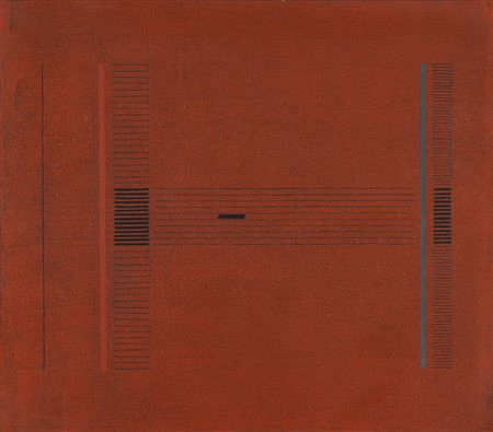 Bice Lazzari (Venezia 1900 - Roma 1981) - "Senza titolo" 1976 acrilico su...